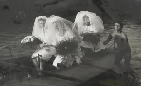 10417_217. חתונתם של עדנה ושמעון לשם_ מרים וגיורא סמואל וג'ני ויעקב הרץ.JPG